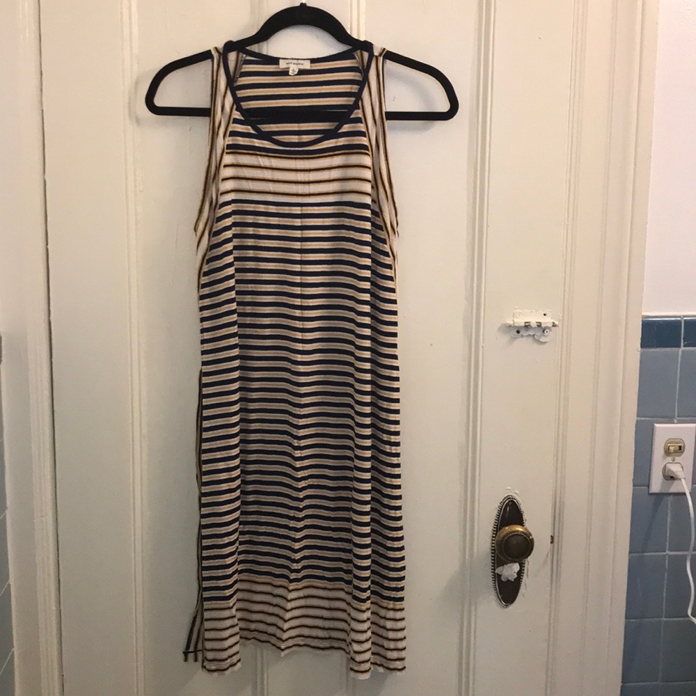 Striped Sleeveless Max Studio Dress size L